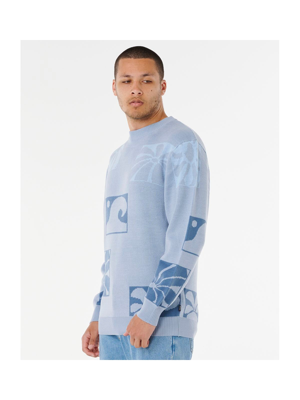 Sweter RIP CURL MIX KNIT niebieski