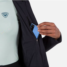 Kurtka narciarska damska ROSSIGNOL W Opside Hoodie In Heavy Insul czarny
