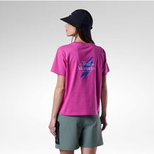 Koszulka damska ROSSIGNOL W Graphic Waterfall Tee różowa
