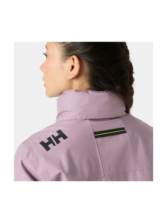Kurtka żeglarska damska HELLY HANSEN W Crew Hooded Midl Jacket 2.0 różowa
