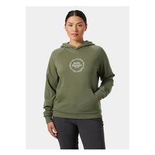 Bluza damska sportowa HELLY HANSEN W Core Graphic Hoodie zielony - Adventure Sports
