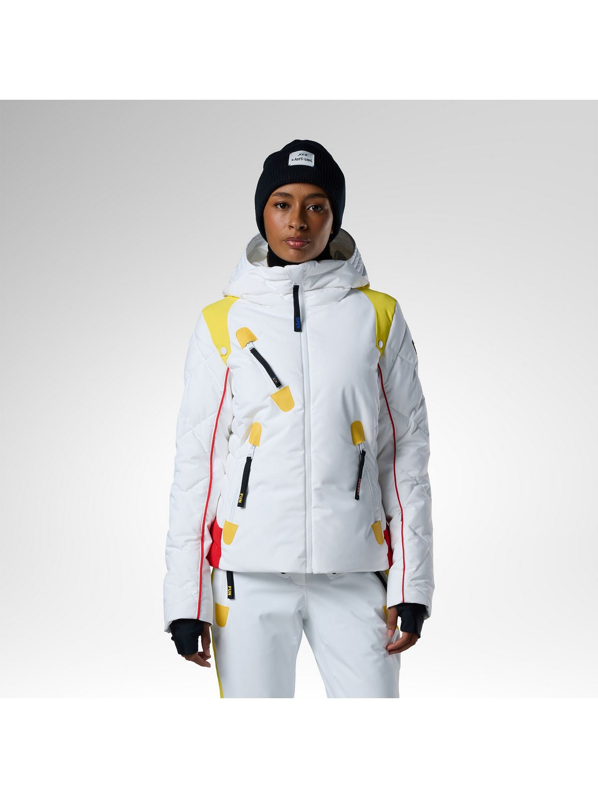 Kurtka narciarska damska ROSSIGNOL W Jcc Valdiz Down Ski Jacket biała