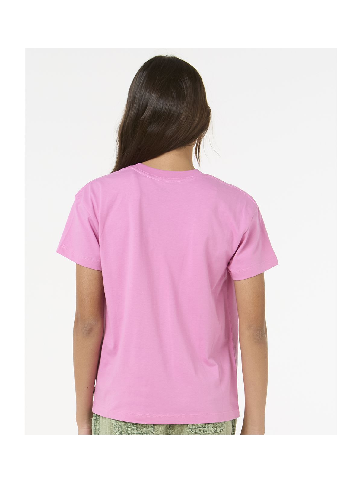 Koszulka RIP CURL Surf Puff Relaxed Tee- Girl różowy - Adventure Sports