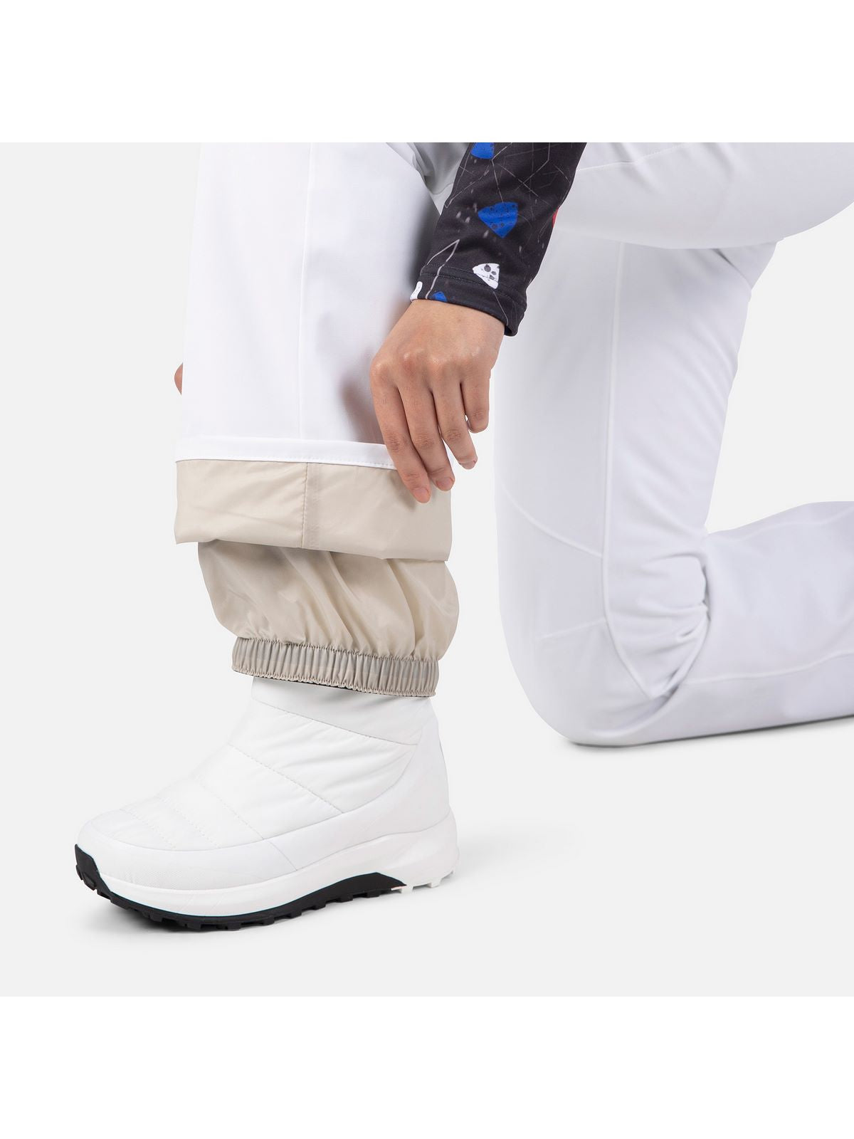 Spodnie narciarskie damskie ROSSIGNOL W Diretta Pant biały