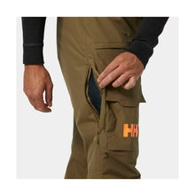 Spodnie narciarskie męskie HELLY HANSEN SOGN BIB CARGO PANT brązowe
