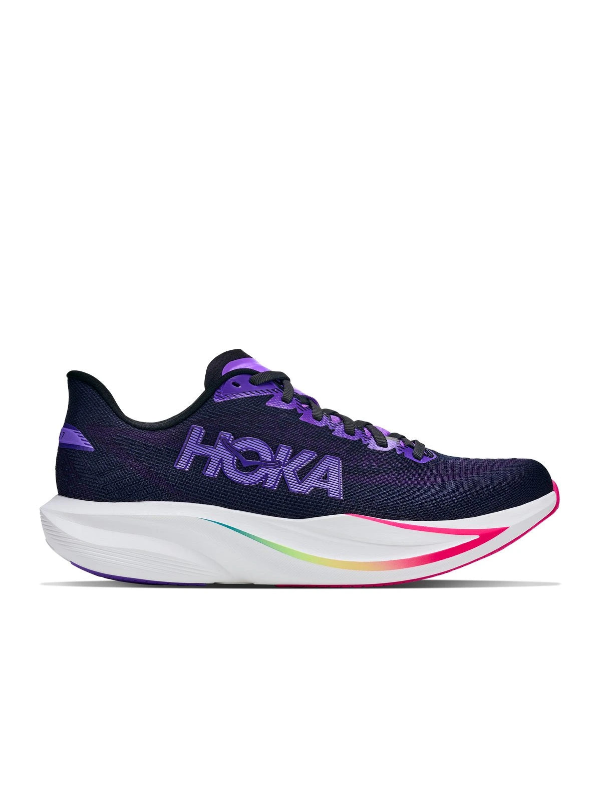 BUTY do biegania męskie HOKA M MACH 7 czarno fioletowe