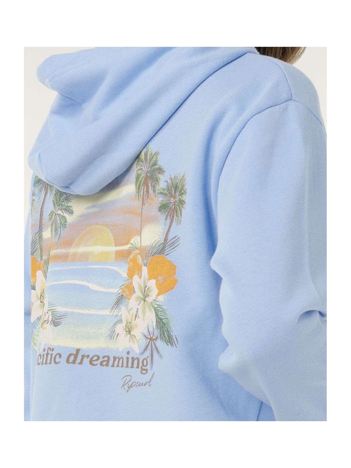 Bluza damska RIP CURL Poolside Zip Thru Relaxed Hood niebieska