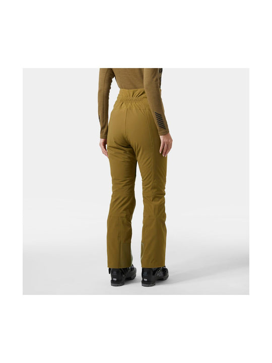 Spodnie narciarskie damskie HELLY HANSEN W ALPHELIA HI WAIST INS PANT brązowe
