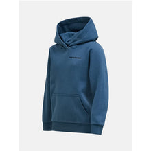 Bluza PEAK PERFORMANCE Jr Original Small Logo Hood niebieski
