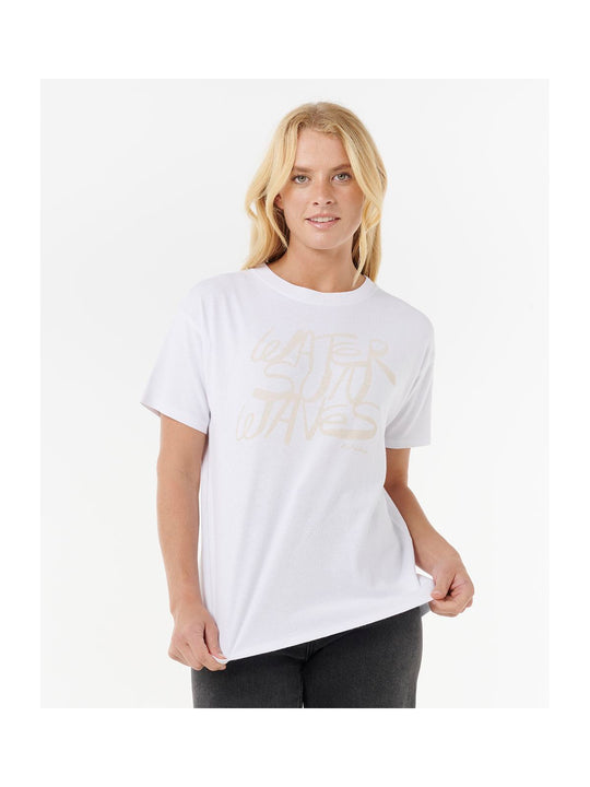 Koszulka RIP CURL OCEANIC RELAXED TEE biała

