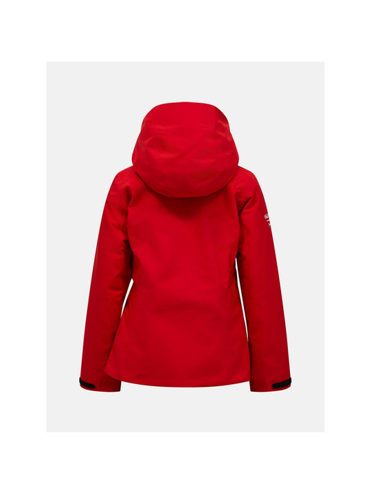 Kurtka narciarska damska PEAK PERFORMANCE 40Y Anima HIPE 2L Insulated Shell Jacket czerwona
