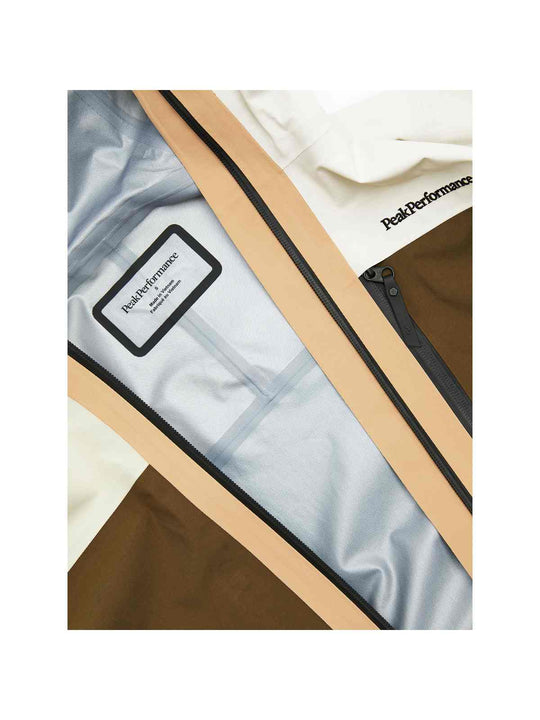 Kurtka PEAK PERFORMANCE W Gravity Gore-Tex 3L Jacket brązowy
