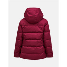 Kurtka PEAK PERFORMANCE W Shred Down Jacket bordowy
