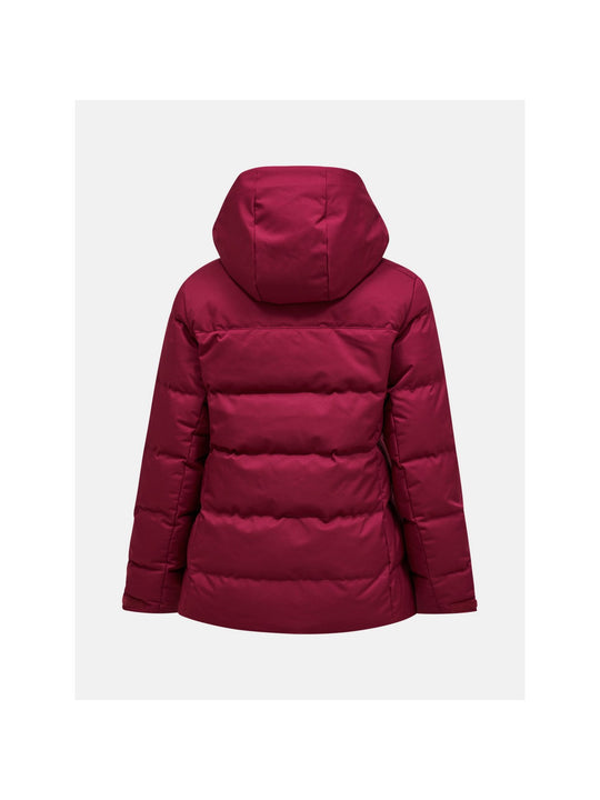Kurtka PEAK PERFORMANCE W Shred Down Jacket bordowy
