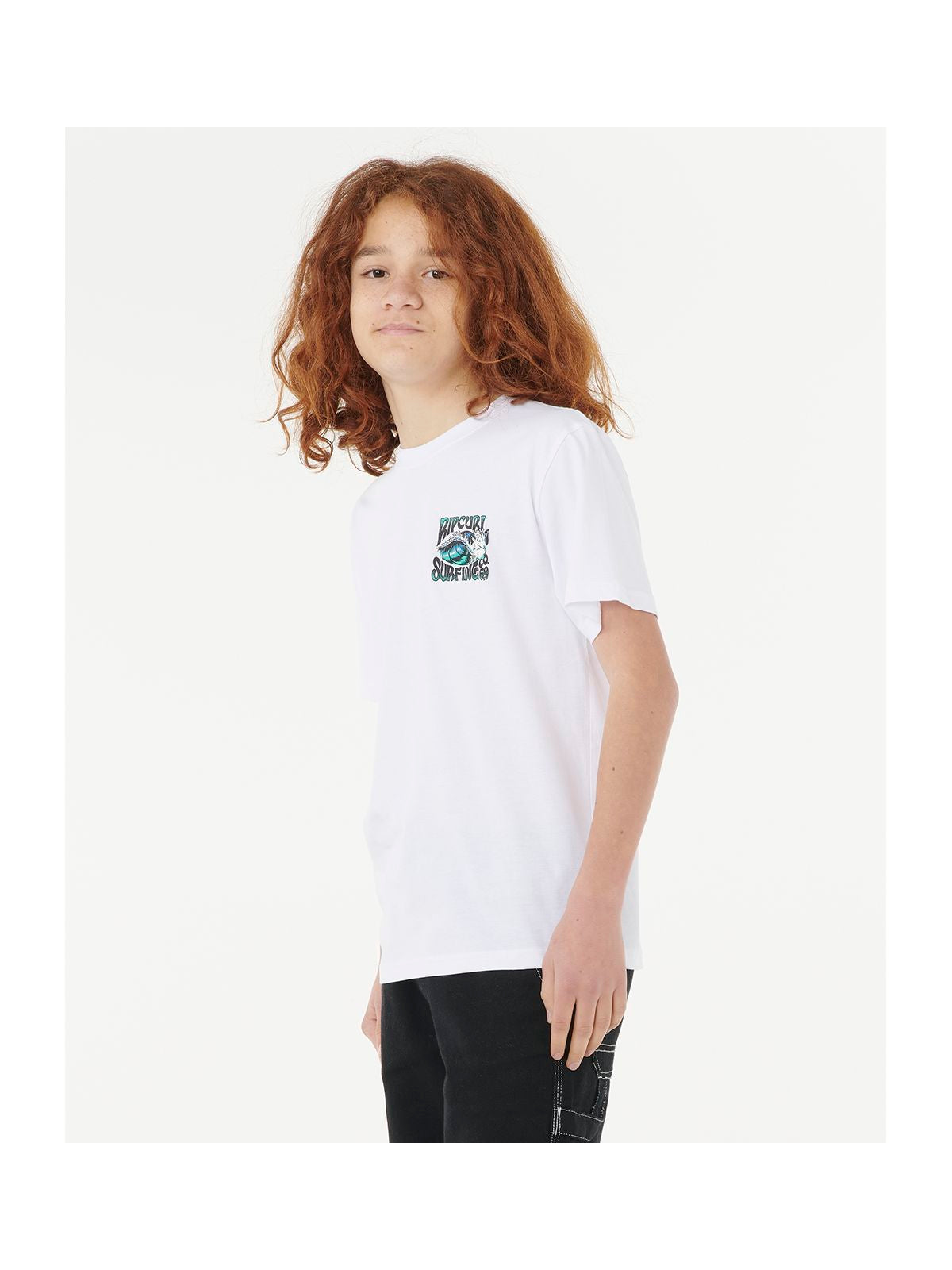 Koszulka RIP CURL HAZED & TUBED TEE-BOY biała