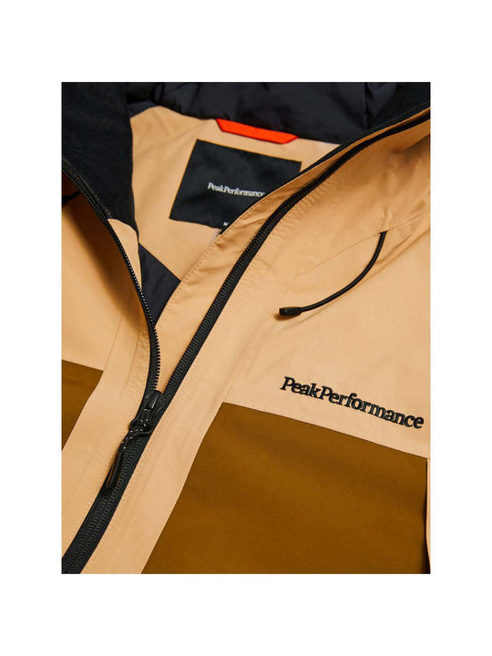 Kurtka PEAK PERFORMANCE M Edge Insulated Jacket brązowy
