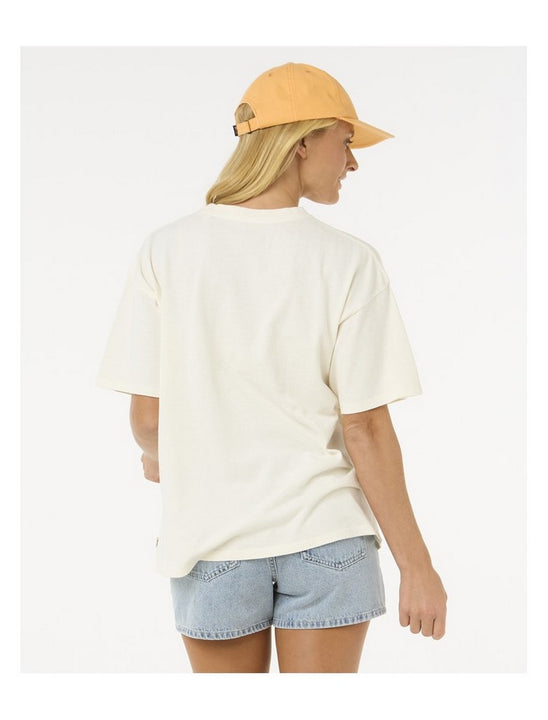 Koszulka damska RIP CURL San Carlos Heritage Tee biała
