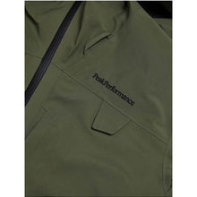 Kurtka narciarska damska PEAK PERFORMANCE Alpine GORE-TEX C-Knit 3L Shell Jacket zielona

