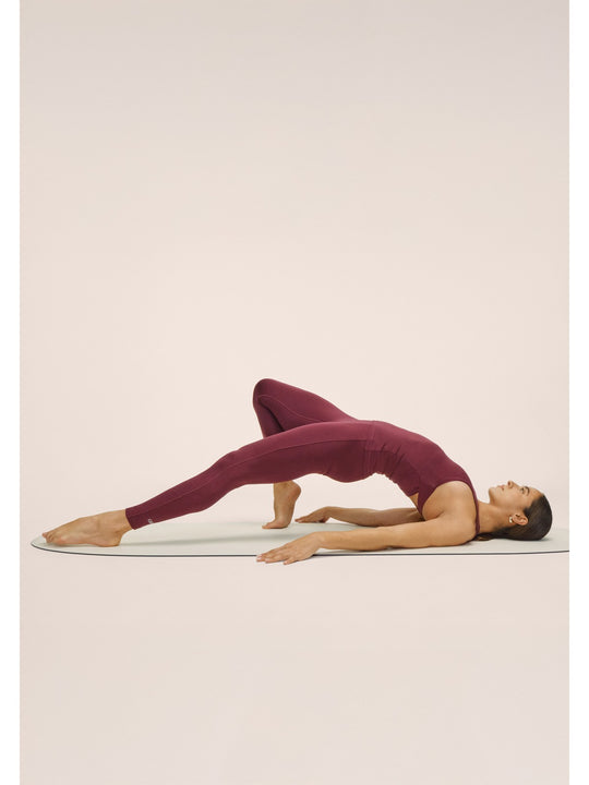 Legginsy damskie CASALL Soft Touch High Waist Tights kolor bordowy
