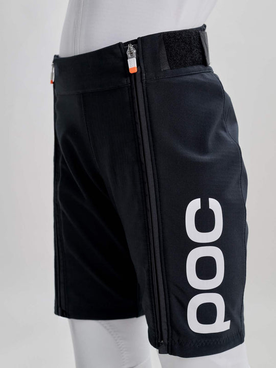 Spodenki na gumę POC Jr Race Shorts czarny
