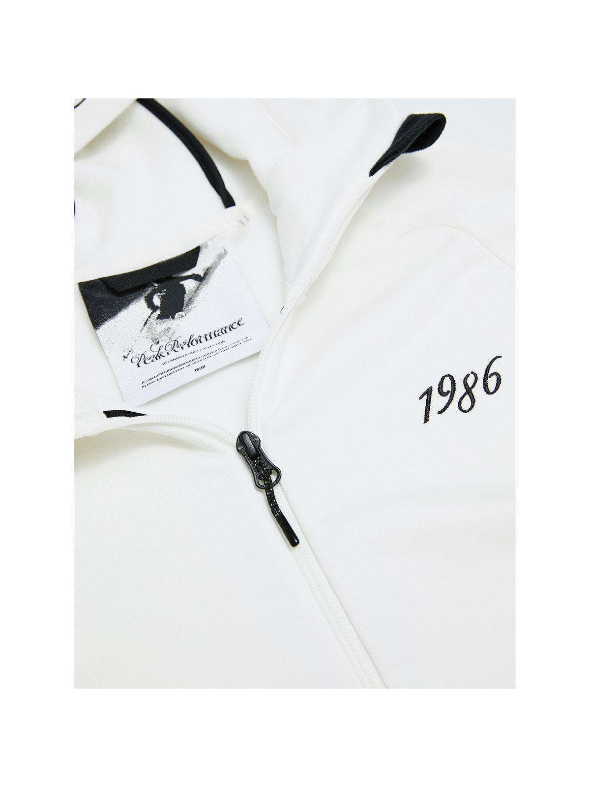Bluza z kapturem męska PEAK PERFORMANCE 40Y Rider Zip Hood biała