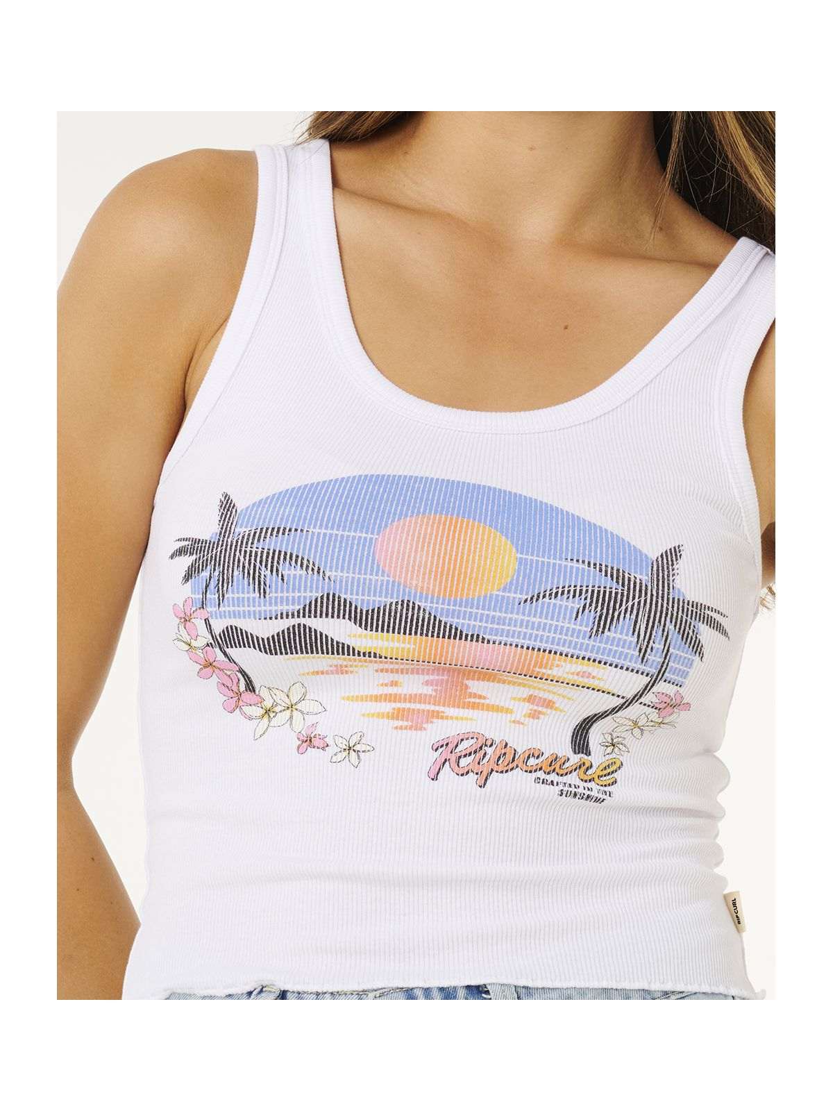 Koszulka damska RIP CURL Hotel Malibu Tank biała