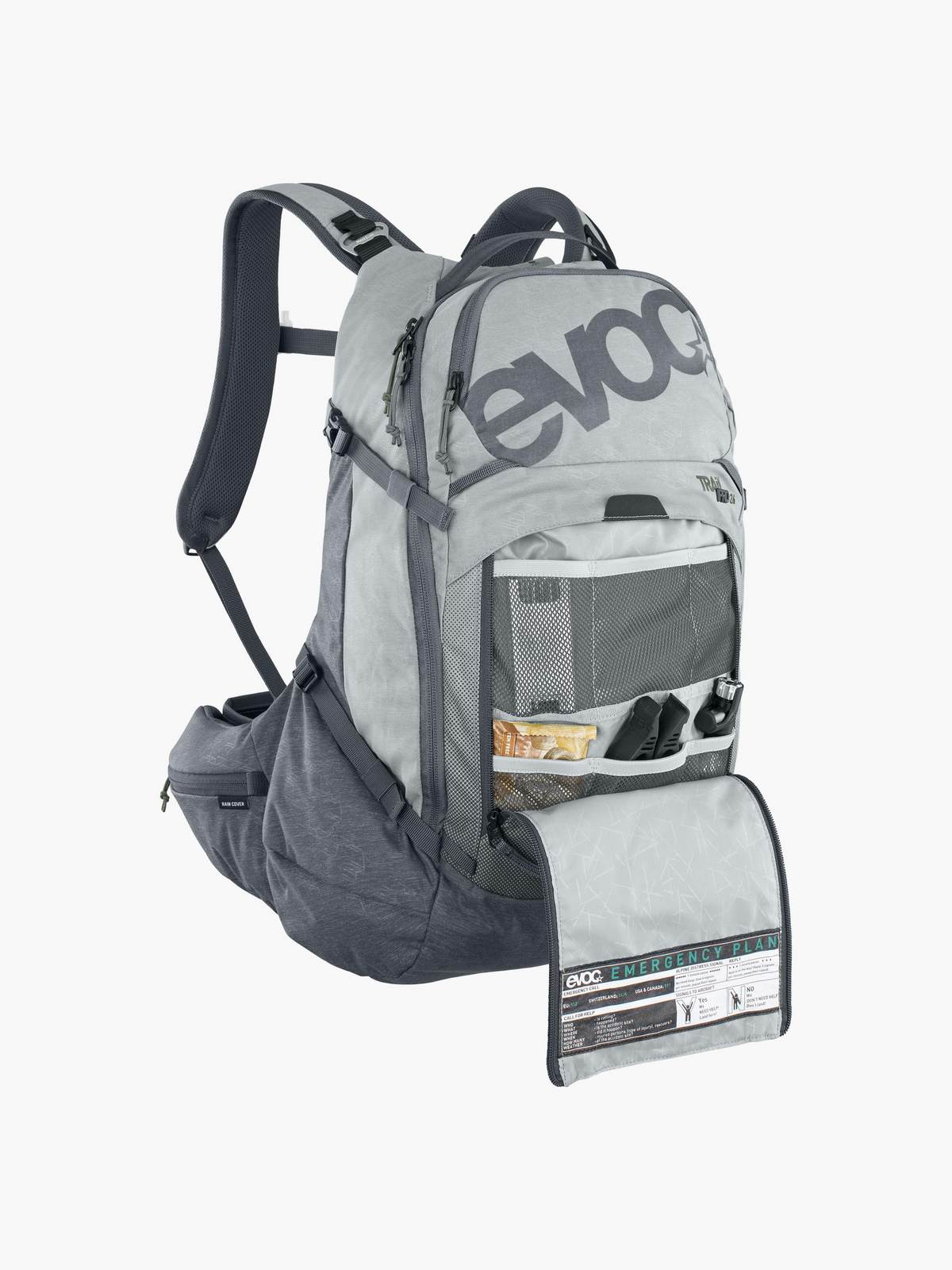 Plecak rowerowy EVOC Trail Pro 26 stone - carbon grey