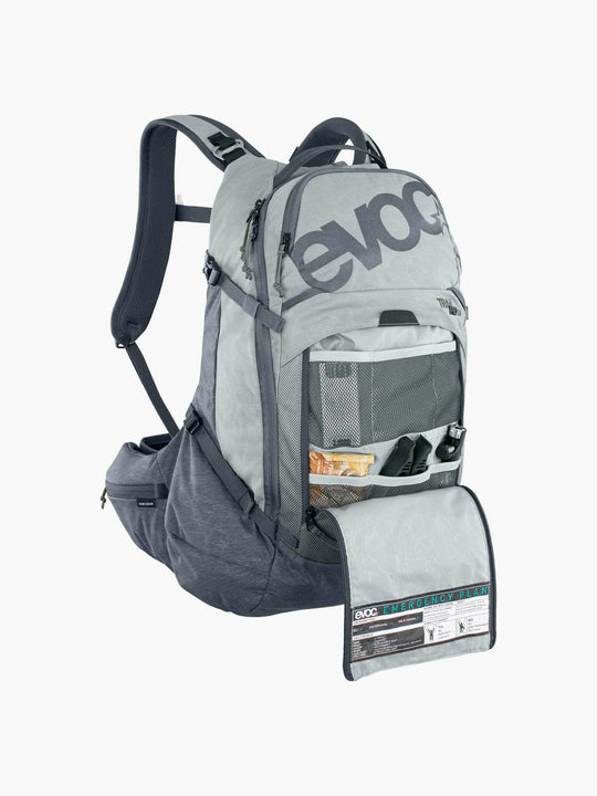 Plecak rowerowy EVOC Trail Pro 26 stone - carbon grey
