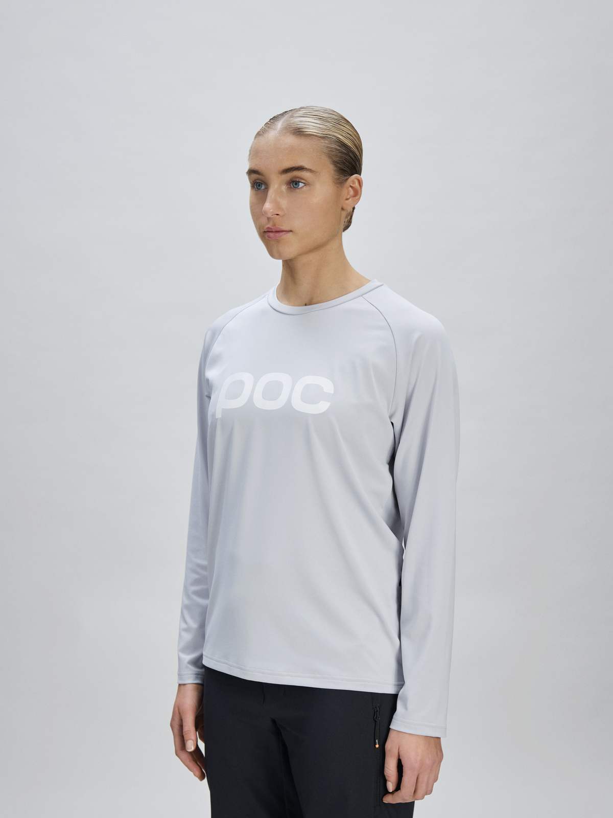 Koszulka rowerowa damska POC W's Reform Enduro Jersey szara