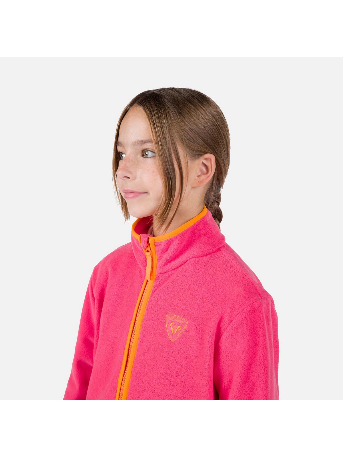 Bluza dziecięca ROSSIGNOL Jr Strawpile Fleece Fz różowy