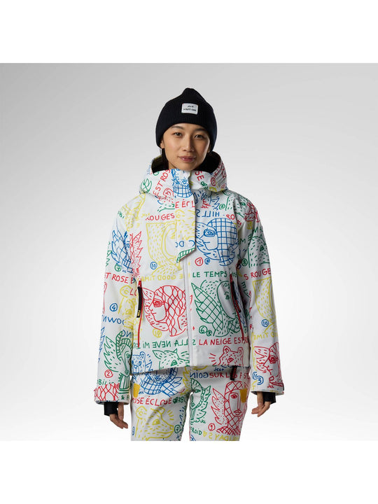 Kurtka narciarska damska ROSSIGNOL W Jcc Sublime Insulated Jacket multikolor
