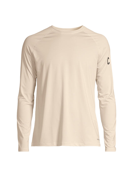 Koszulka męska CASALL M Rapidry Long Sleeve kolor beżowy
