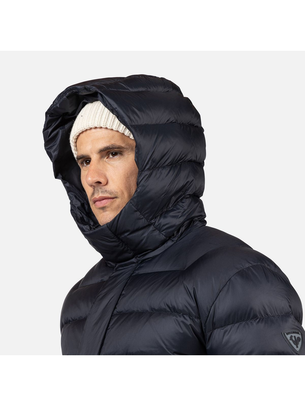 Kurtka męska ROSSIGNOL Aretu Down Hoodie Jkt czarna