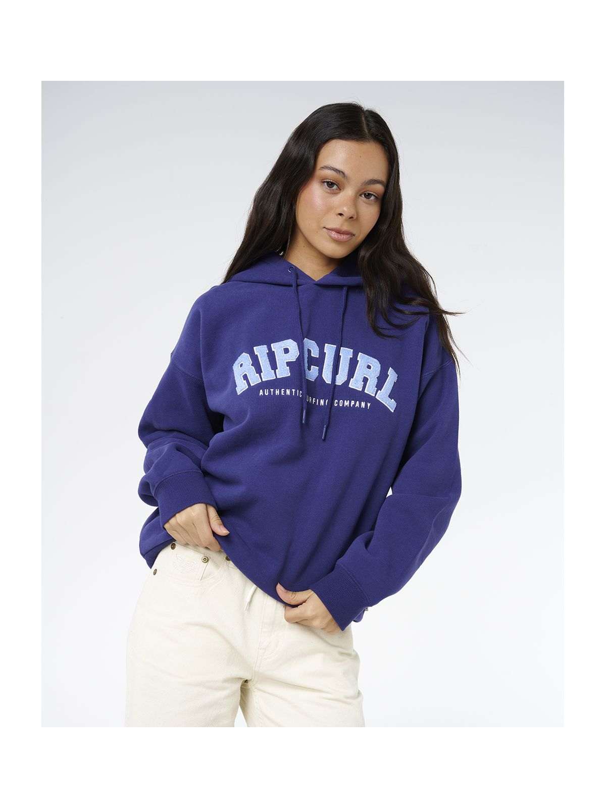 Bluza damska RIP CURL Varsity Hoodie niebieska
