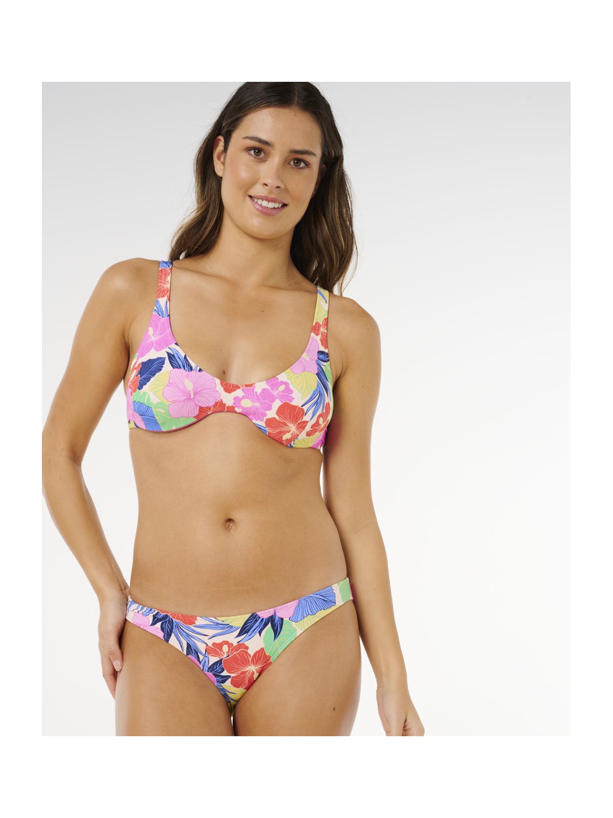 Dół bikini RIP CURL Party Wave Full Pant Multicolor