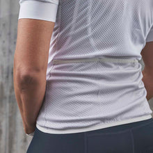 Koszulka rowerowa POC W’s ESSENTIAL ROAD LOGO Jersey - biały - Adventure Sports
