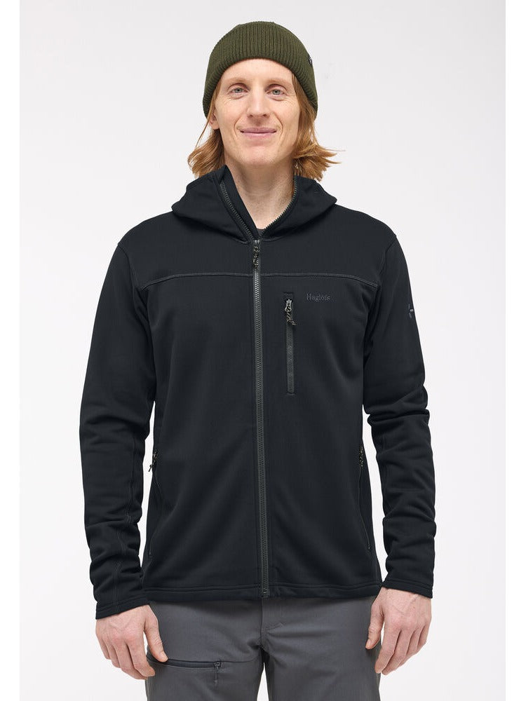 Bluza techniczna z kapturem męska HAGLÖFS Rosson Mid Hood True Black