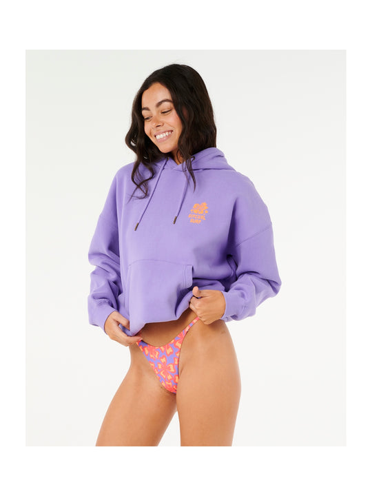 Bluza RIP CURL Hibiscus Heritage Hood fioletowy
