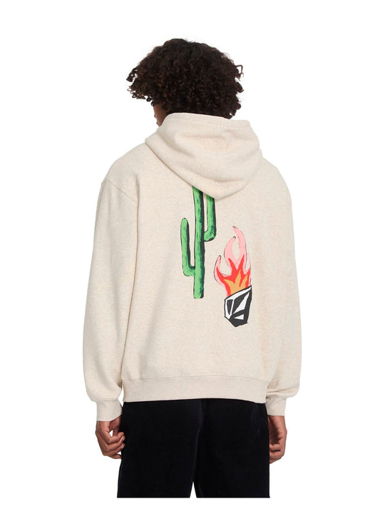 Bluza z kapturem VOLCOM Fa Mickey Mason Po biały
