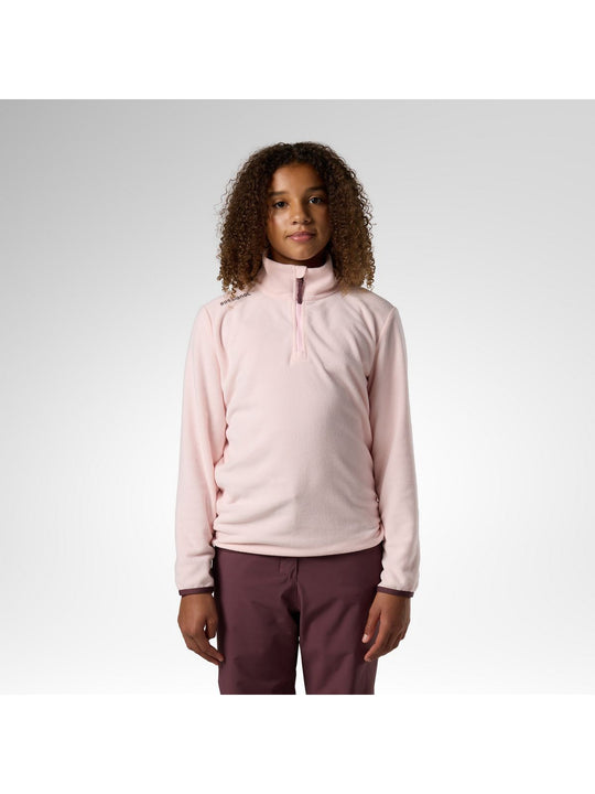 Bluza juniorska ROSSIGNOL Jr Quarter Zip Polar Fleece różowa
