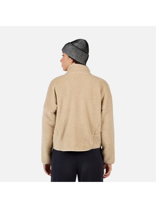 Bluza damska ROSSIGNOL W ALLTRACK SNAP SHERPA JKT szara
