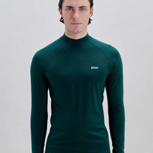 Koszulka męska POC M's Layer Merino Mock Neck Jersey zielony
