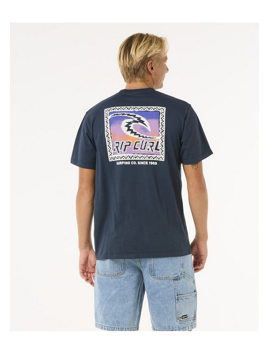 Koszulka RIP CURL Raw Energy Trad Tee granatowy