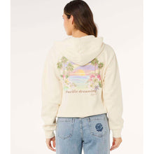 Bluza damska RIP CURL Poolside Zip Thru Relaxed Hood beżowa
