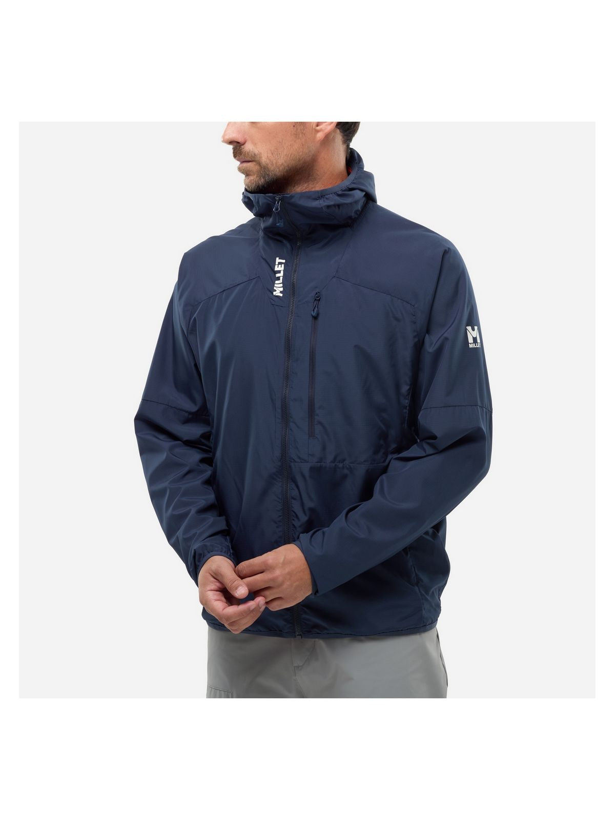 Kurtka męska MILLET Parmelan Windbreaker Hoodie M granatowa
