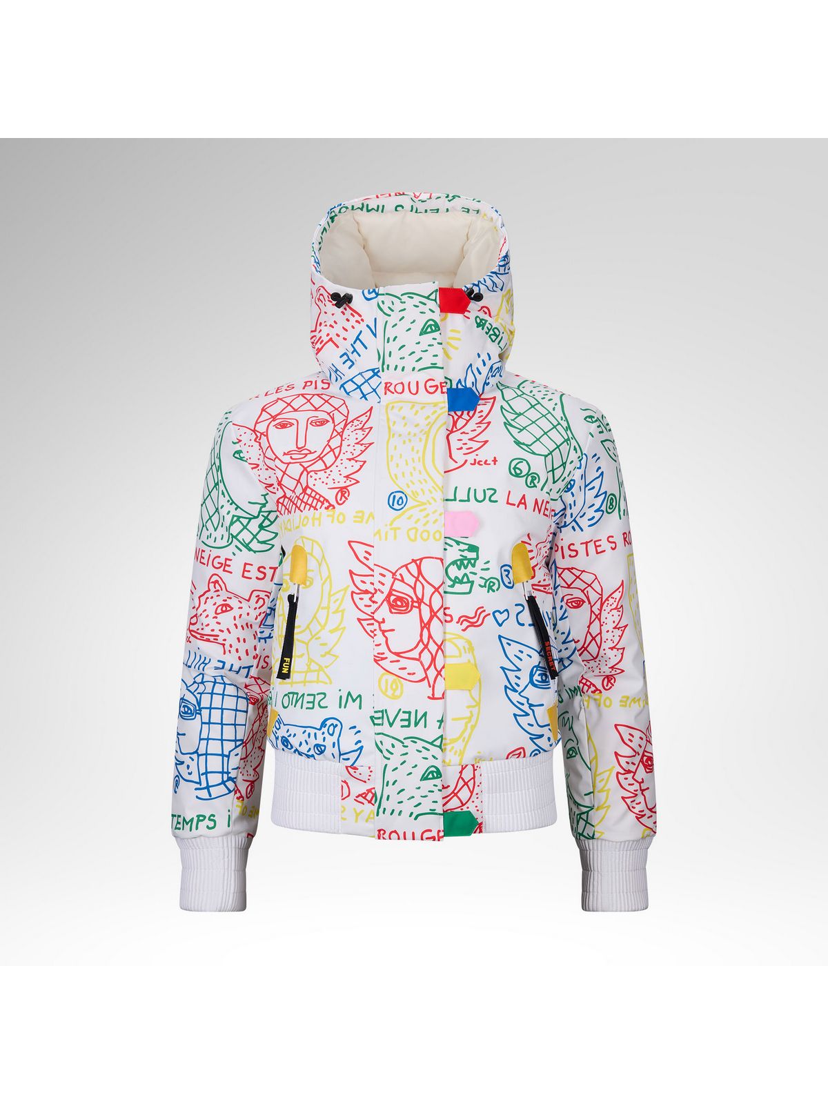 Kurtka narciarska damska ROSSIGNOL W Jcc Bomber Ski Jacket multikolor