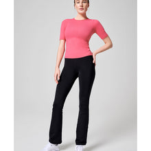 Spodnie damskie z wysokim stanem CASALL Flare High Waist Pant czarny
