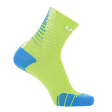 Skarpety biegowe męskie UYN Run Fit – lime/blue
