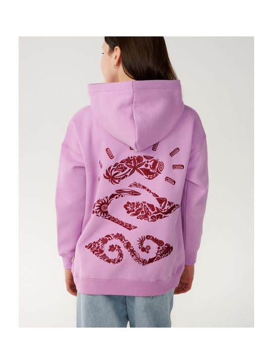 Bluza juniorska RIP CURL Sunkissed Search Hood - Girl różowa
