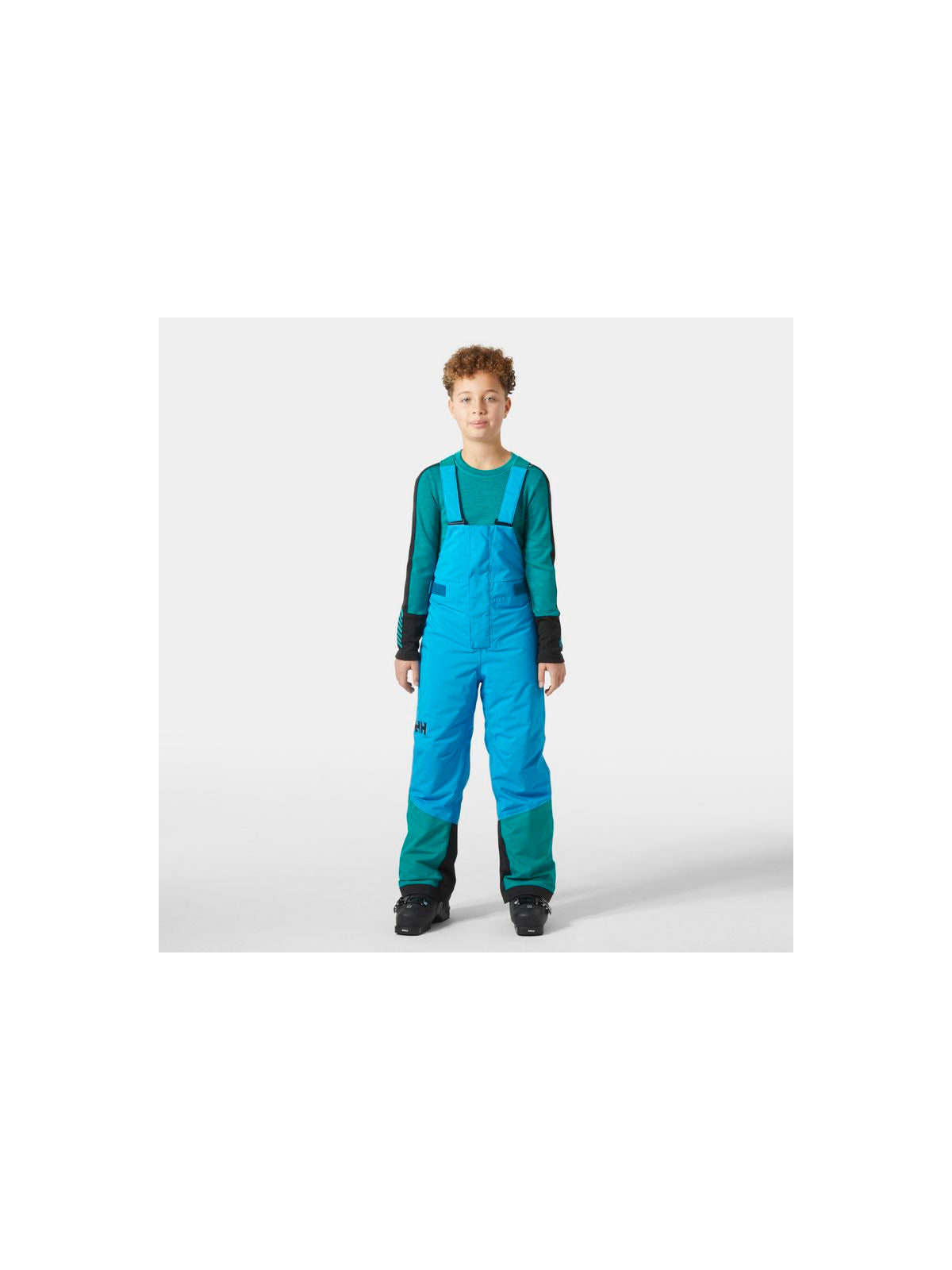 Spodnie narciarskie dziecięce HELLY HANSEN Jr Summit 2.0 Bib Pant kolor niebieski